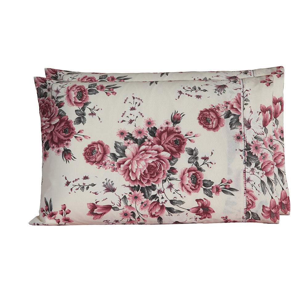 Par De Fronhas Esmeralda | 150 Fios | 100% Algodão | Rosê