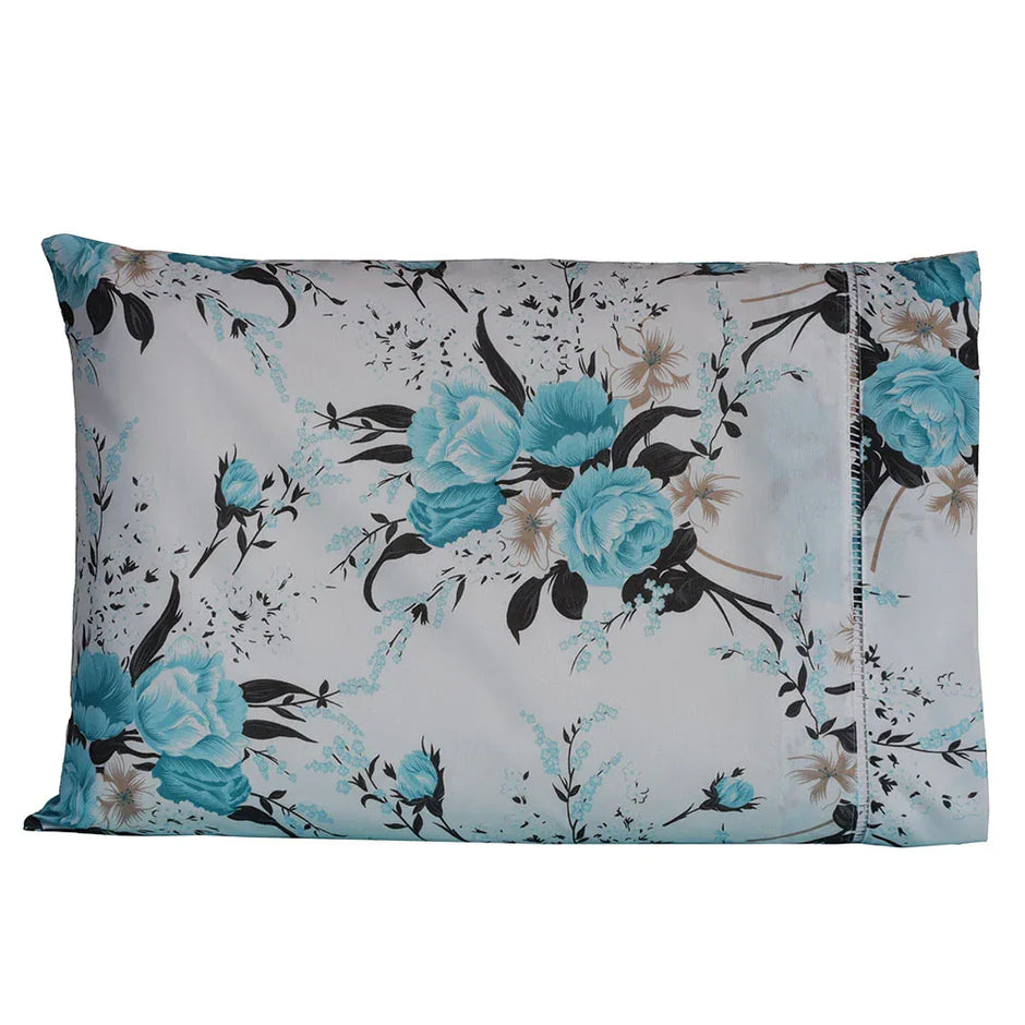 Fronha Esmeralda | 150 Fios | 100% Algodão | Azul Tiffany - Linhas & Lares