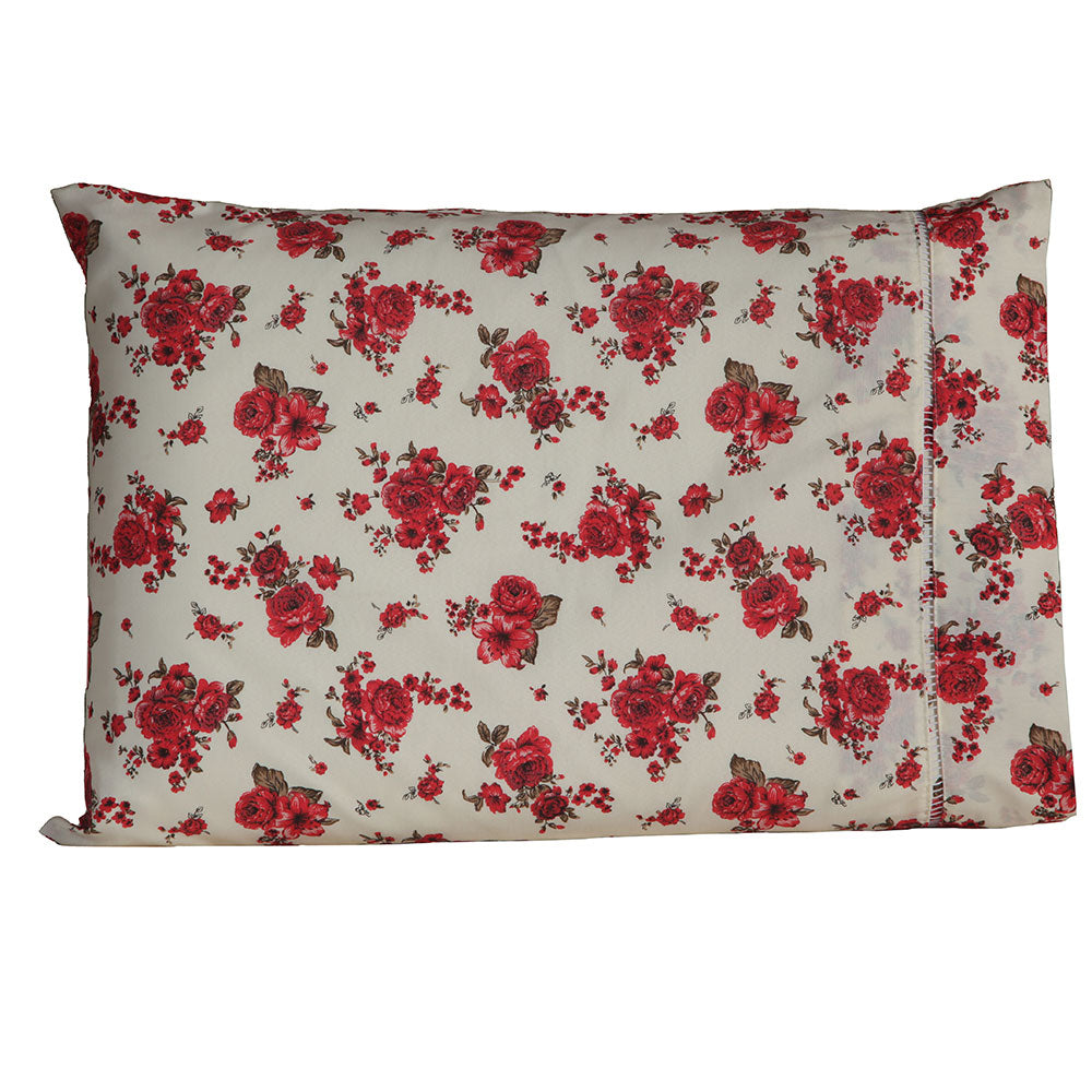 Fronha Esmeralda | 150 Fios | 100% Algodão | Vermelho