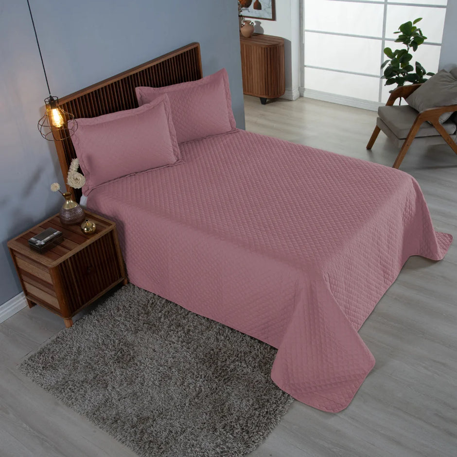 Cobre Leito Comfort | Rosê