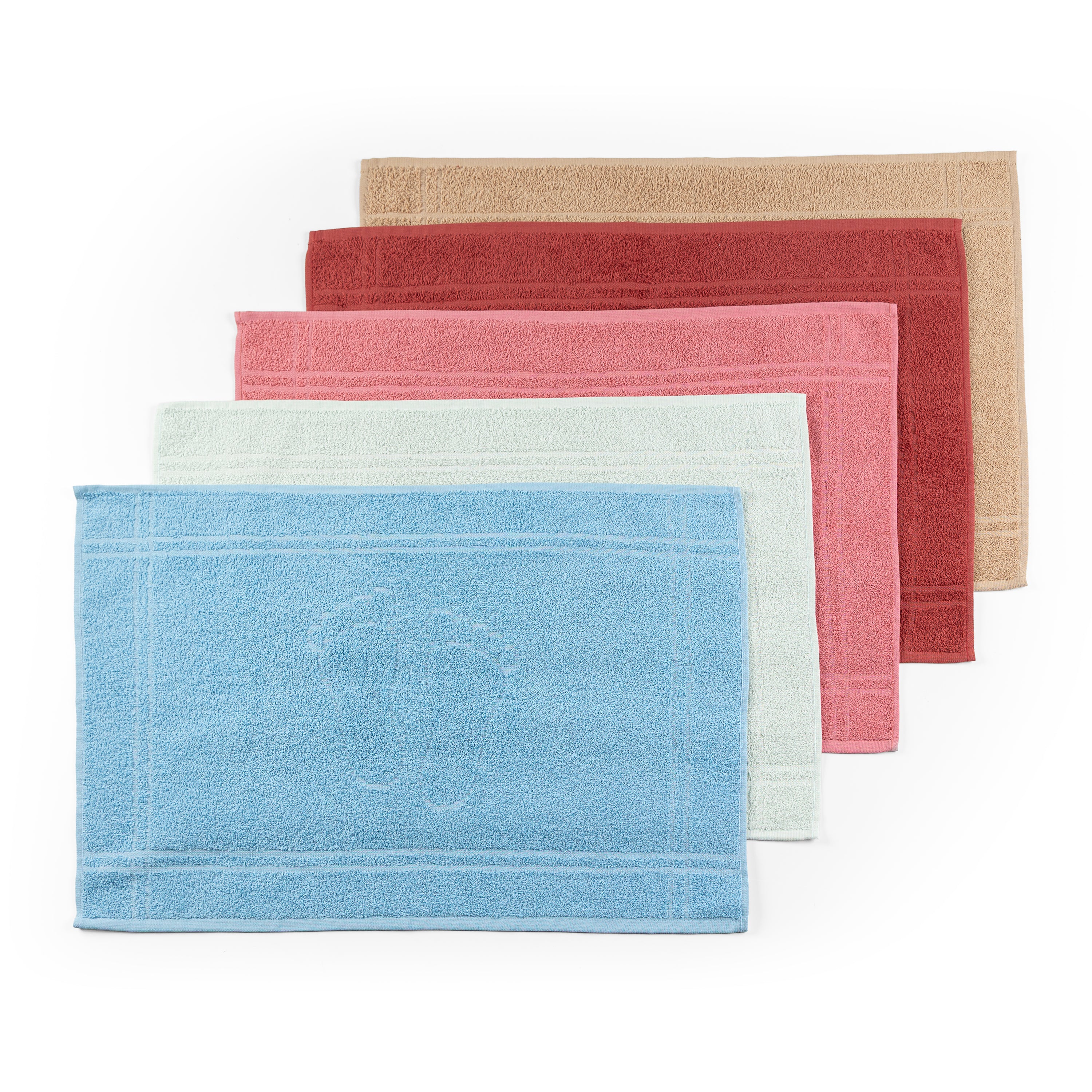 Toalha de Piso | SoftColor | Kit 5 Peças