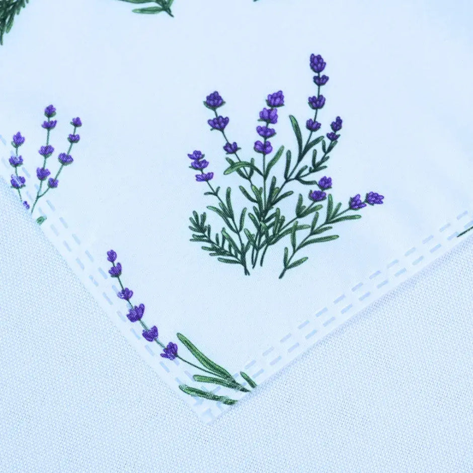 Guardanapo Allegra Campo de Provence | 35x35cm | Oxford | Kit para 6 Lugares