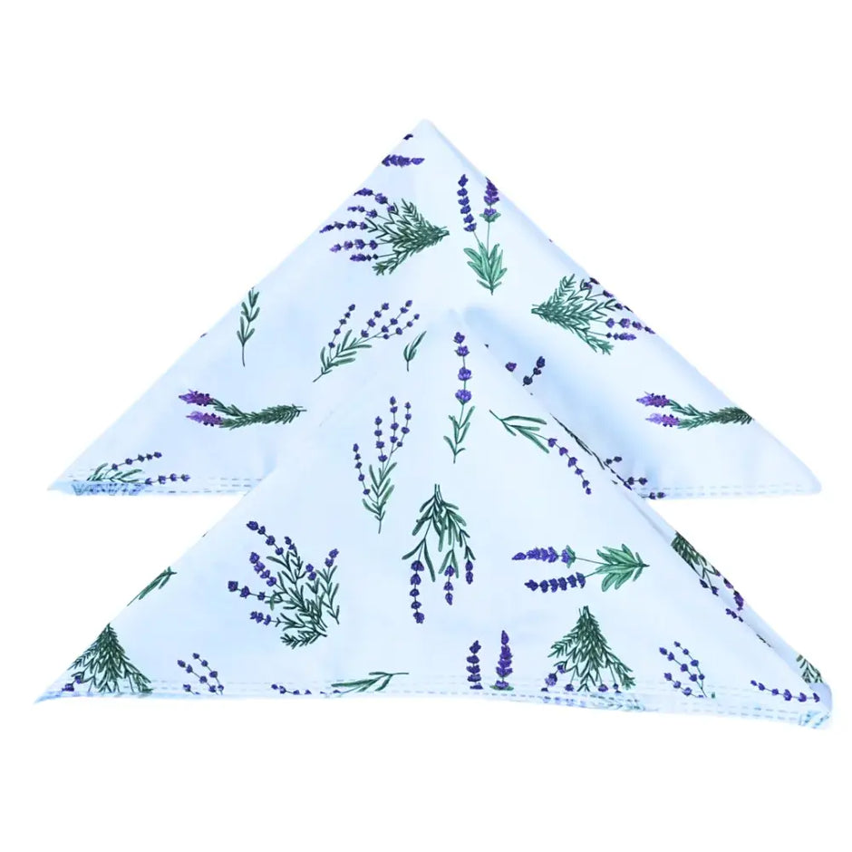 Guardanapo Allegra Campo de Provence | 35x35cm | Oxford | Kit para 6 Lugares