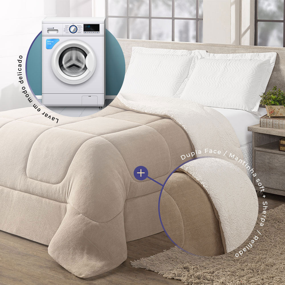 Coberdrom Vulcano Duo | King | Bege