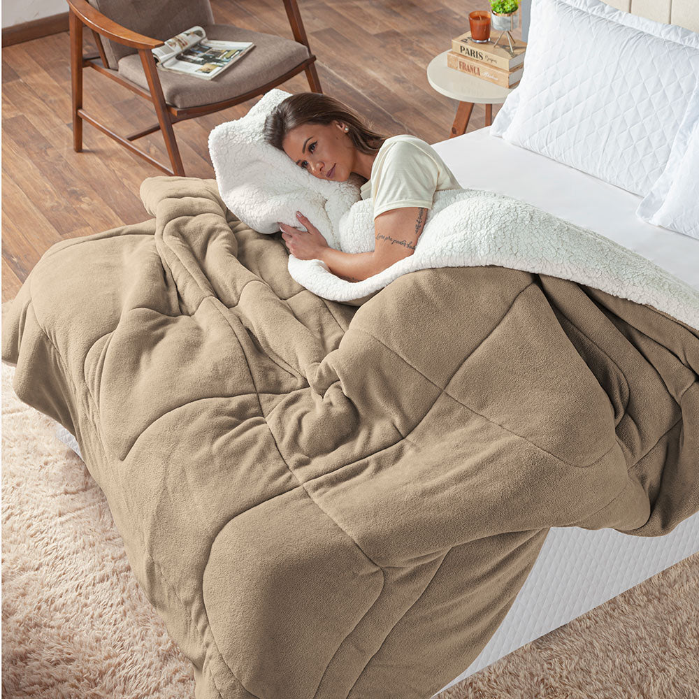 Coberdrom Vulcano Duo | King | Bege