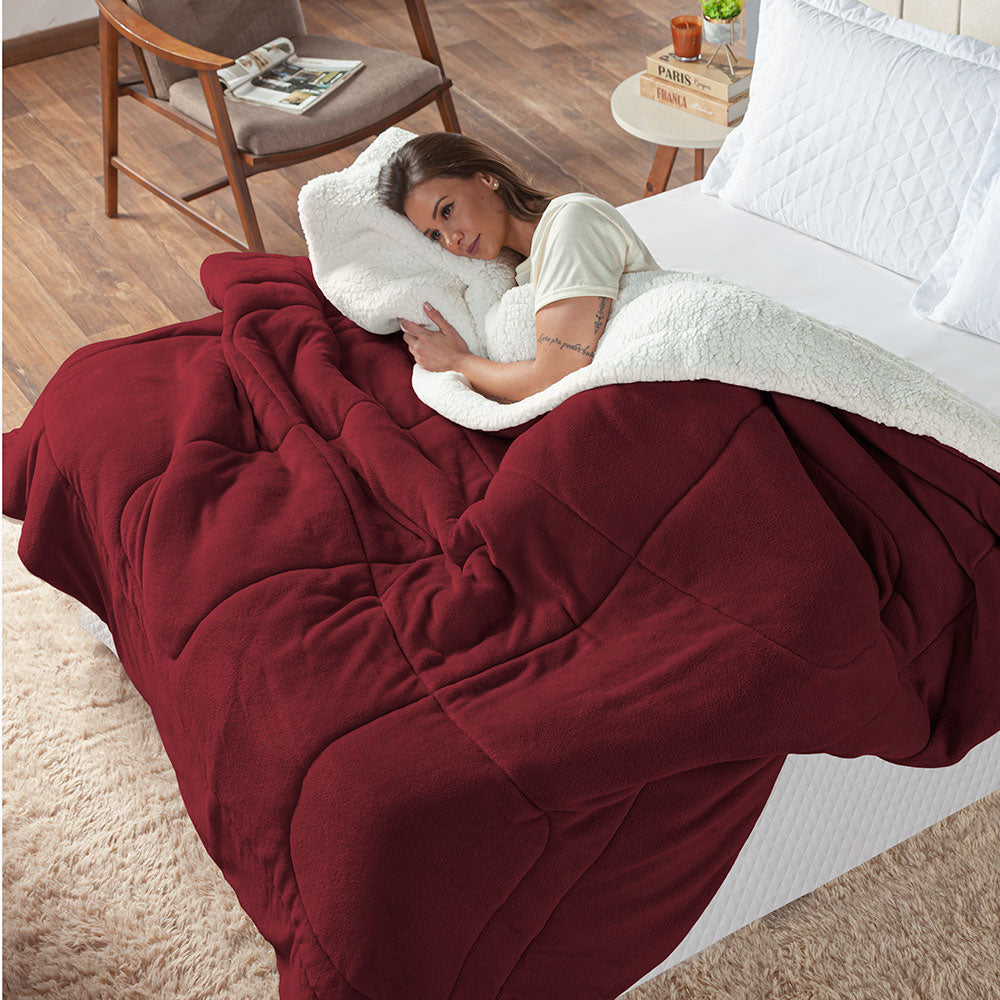 Coberdrom Vulcano Duo | Queen | Vermelho