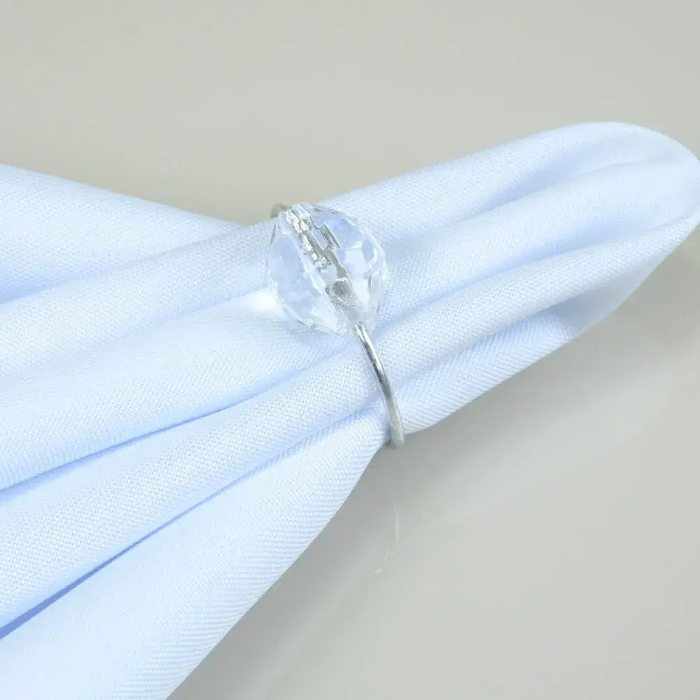 Anel para Guardanapo Cristalino | 4x3cm | Argola |  6 Lugares
