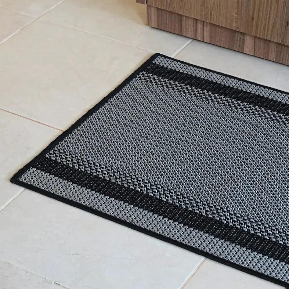 Tapete Passadeira Sisal Lancer Noir