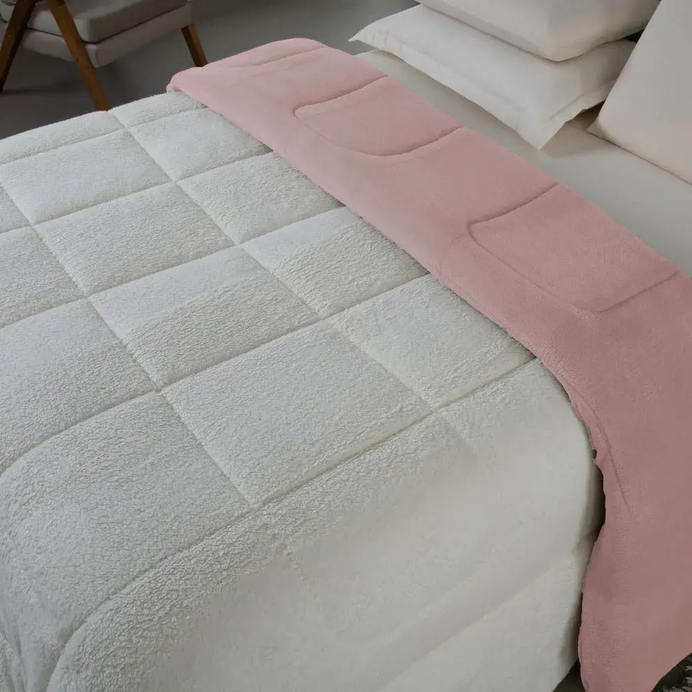 Coberdrom Soft Dreams Sherpa Rosê