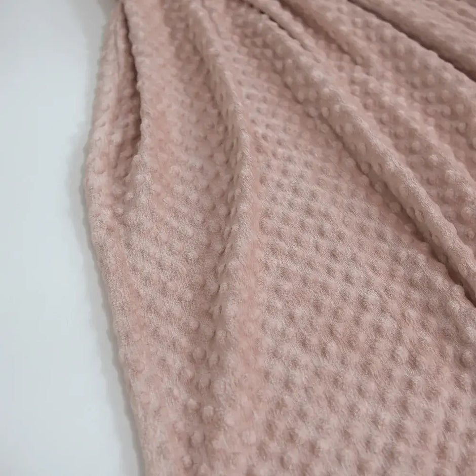 Manta Cobertor Delicatta Fleece Bolinha | Rosê