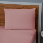 Jogo de Lençol Pure Day | Percal 180 Fios | Solteiro | Rosê