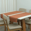 Caminho Trilho de Mesa Essence Tecido Linho 130x40cm com Bainha | Terracota