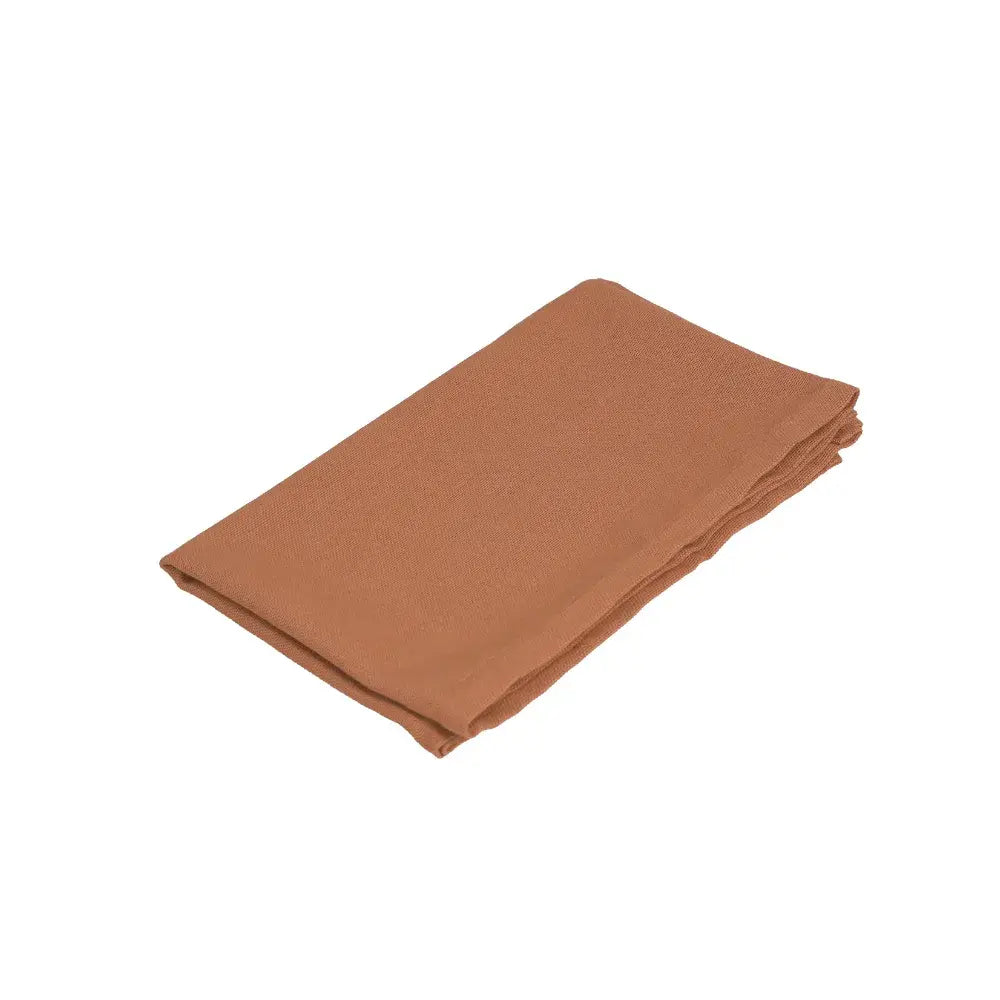 Caminho Trilho de Mesa Essence Tecido Linho 130x40cm com Bainha | Terracota