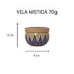 Vela Ritual Místico | Cereja e Avelã