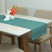 Caminho Trilho de Mesa Essence Tecido Linho 130x40cm com Bainha | Oliva