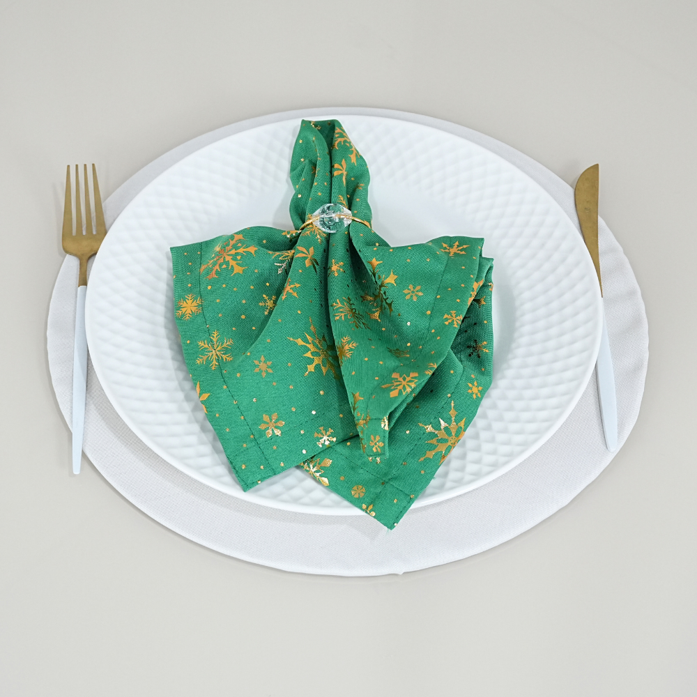 Guardanapo Lume Natal | Kit Com 10 Peças