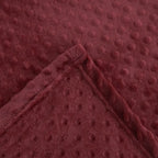 Manta Cobertor Delicatta Fleece Bolinha | Marsala