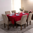 Toalha de Mesa Nuance | Vermelho | 4 à 10 Lugares - Linhas & Lares