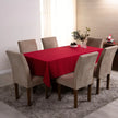 Toalha de Mesa Nuance | Vermelho | 4 à 10 Lugares - Linhas & Lares