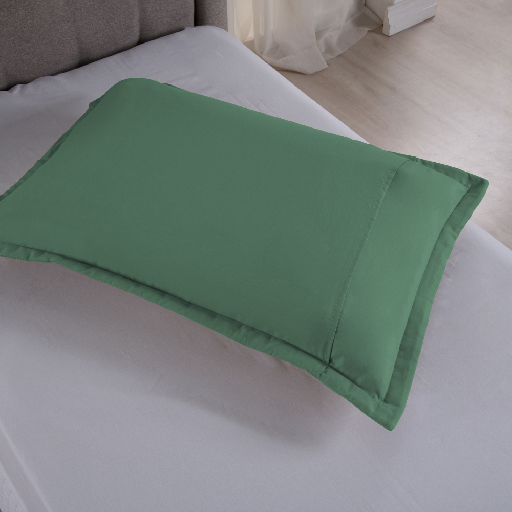 Porta Travesseiro Riviera | 300 Fios | Verde