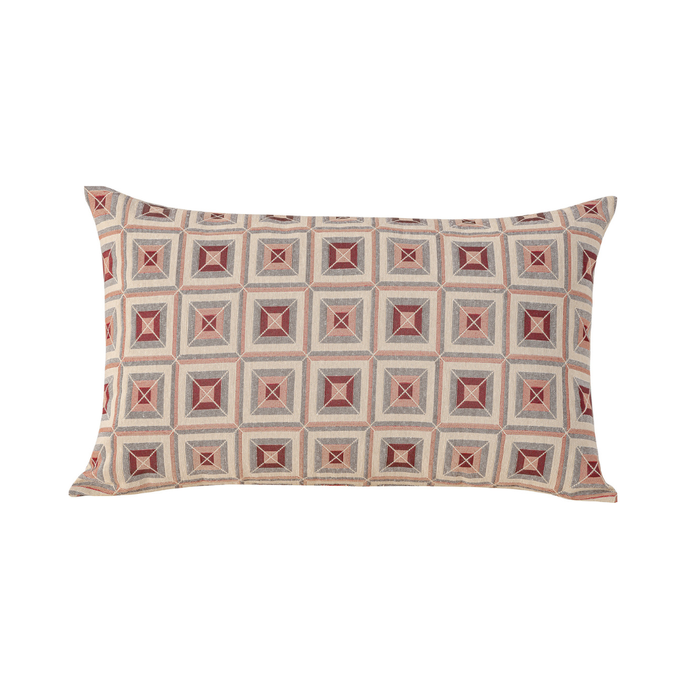 Capa de Almofada | Marrocos Jacquard | Vermelho