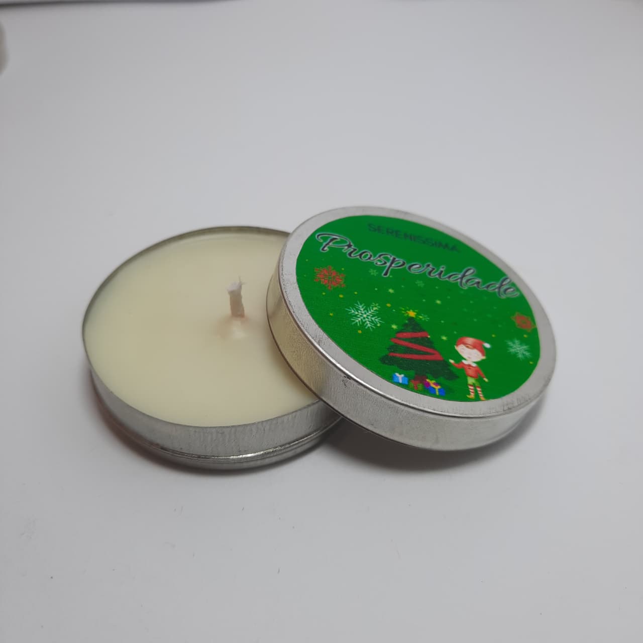 Vela Aromática Trio Natalino | Sândalo, Alecrim e Canela