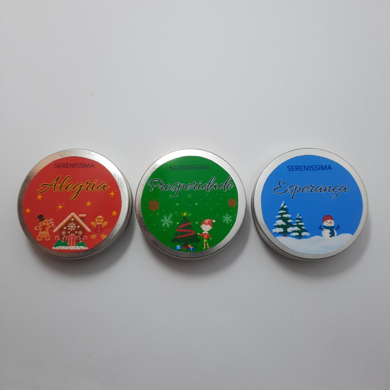 Vela Aromática Trio Natalino | Brownie Quentinho, Natal Perfumado e Alecrim