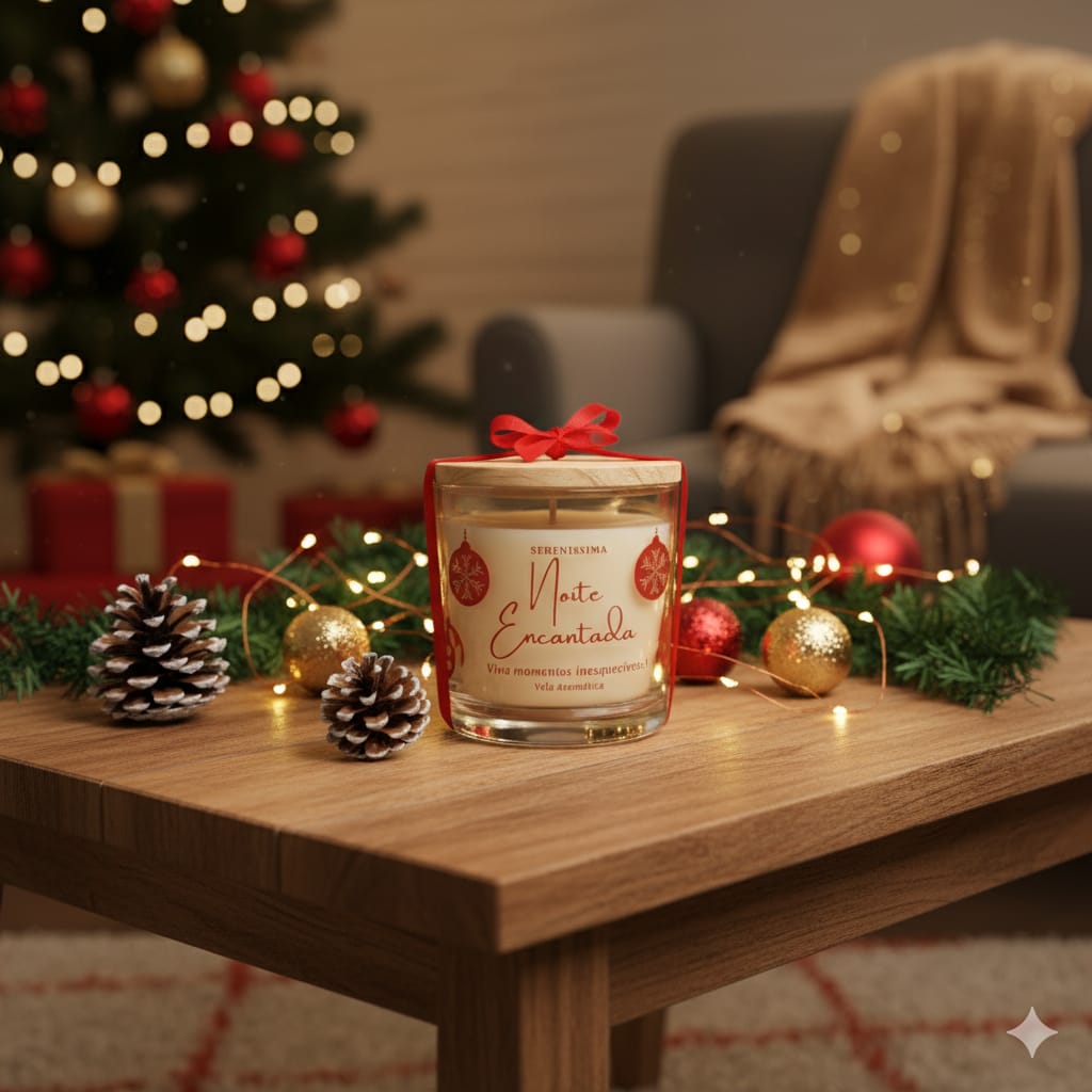 Vela Aromática 200g | Noite Encantada |  Canela